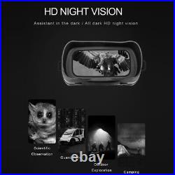 Digital Night Vision Goggles Binoculars 4X Zoom For Total Darkness Surveillance