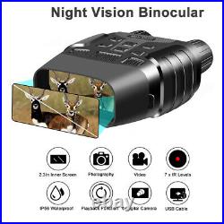 Digital Night Vision Goggles Binoculars Infrared Scope Recording LCD Screen