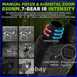 Digital Night Vision Goggles for Complete Darkness Night Vision Binoculars fo