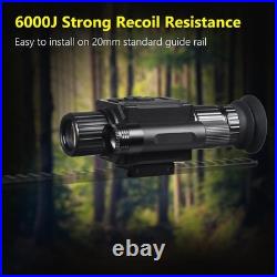 Digital Night Vision Monocular HD 1080P Infrared Night Vision Scope with 5X A