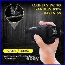 Digital Night Vision Monocular with 32GB Card Night Vision Goggles Infrared