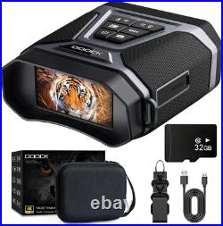 Doock 4K Infrared Night Vision Goggles Binoculars 3 Screen Black 5753A0J