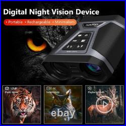 Doock 4K Infrared Night Vision Goggles Binoculars 3 Screen Black 5753A0J