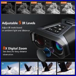 Doock 4K Infrared Night Vision Goggles Binoculars 3 Screen Black 5753A0J