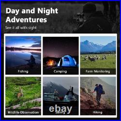 Doock 4K Infrared Night Vision Goggles Binoculars 3 Screen Black 5753A0J