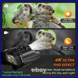 Dsoon Head-Mounted Night Vision Goggles Upgraded, Rechargeable Hands Black