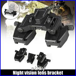 Dual Binocular Bridge Helmet Mount Dovetail for PVS14 Night Vision NVG Mount Arm