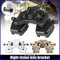 Dual Binocular Bridge Helmet Mount Dovetail for PVS14 Night Vision NVG Mount Arm