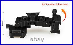 Dual Binocular Bridge Helmet Mount Dovetail for PVS14 Night Vision NVG Mount Arm