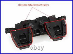 Dual Binocular Bridge Helmet Mount Dovetail for PVS14 Night Vision NVG Mount Arm