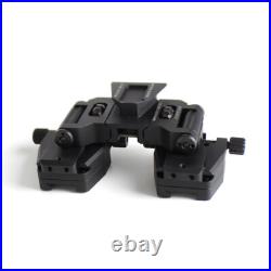 Dual Binocular Bridge Helmet NVG Mount Dovetail Adapter for PVS14 Night Vision
