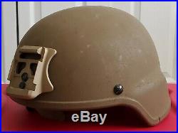 ECH Ceradyne Large With NVG Mount, Pads And Chin Strap
