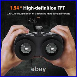 FHD Night Vision Goggles Head Mounted Binoculars For Total Darkness Surveillance