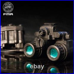 FMA Airsoft Binocular Helmet NVG PVS31 Dummy with Light Function Version B Army