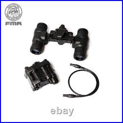 FMA Airsoft Binocular Helmet NVG PVS31 Dummy with Light Function Version B Army