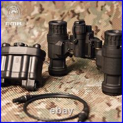 FMA Airsoft Binocular Helmet NVG PVS31 Dummy with Light Function Version B Army