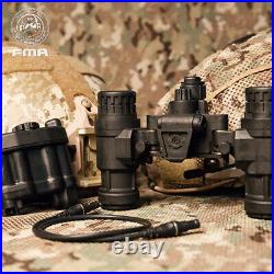 FMA Airsoft Binocular Helmet NVG PVS31 Dummy with Light Function Version B Army