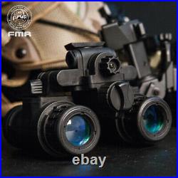 FMA Airsoft Binocular Helmet NVG PVS31 Dummy with Light Function Version B Army