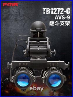 FMA Tactical AVS9 ANVIS6/9 Mount + Dummy AVS-9 Night Vision NVG + Battery Case