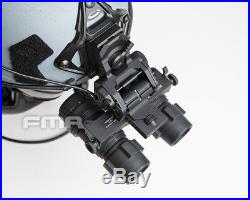 FMA Tactical Functional GSGM NVG Mount + 3 Helmet Mounts BK/DE