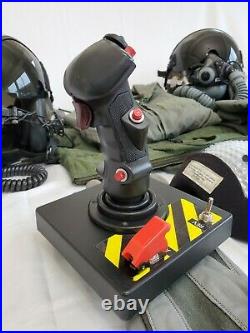 Flight Helmet, HGU-55, HGU-84, MBU-20, NVG Battery Pack, Flight Grip Replica lot