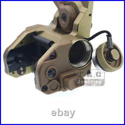 Functional GSGM DPAM NVG Mount With3 Helmet Shroud Adapters for ANVIS Night Vision