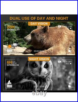 GOWWPUN Night Vision Binoculars Goggles 1312FT/400M Digital Infrared Night