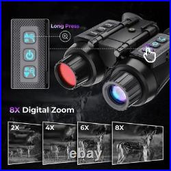 GOYOJO 4K Head-Mounted Night Vision Goggles & Binoculars Infrared NVG with