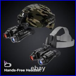 GOYOJO 4K Head-Mounted Night Vision Goggles & Binoculars Infrared NVG with 4 GOYOJO 4K Head-Mounted Night Vision Goggles & Binoculars Infrared NVG with 4