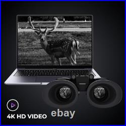GOYOJO 4K Head-Mounted Night Vision Goggles & Binoculars Infrared NVG with 4 GOYOJO 4K Head-Mounted Night Vision Goggles & Binoculars Infrared NVG with 4