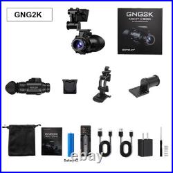 GOYOJO GNG2K Night Vision Monocular 2K/60Hz Goggles Helmet Mountable 940nm NVG
