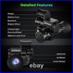 GOYOJO NVG10 Night Vision Goggles Helmet-Mounted Hunting Monocular 1080P HD NVG GOYOJO NVG10 Night Vision Goggles Helmet-Mounted Hunting Monocular 1080P HD NVG