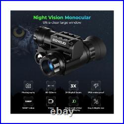 GOYOJO Night Vision Monocular, Tactical Night Vision Goggles, Head Mounted In