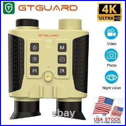 GTGUARD 4K Head-mounted Thermal Monocular 1080P Night Vision Goggles For Hunting