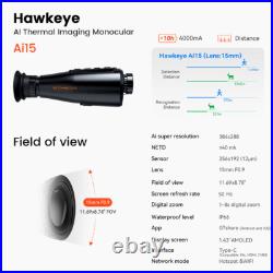 GTGUARD Ai15 Thermal Imaging Monocular Night Vision Goggles AI 384X288 8XZoom US