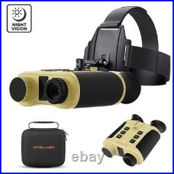 GTGUARD Hand Free Night Vision Goggles 4K Infrared Head Mount Binoculars Hunting GTGUARD Hand Free Night Vision Goggles 4K Infrared Head Mount Binoculars Hunting