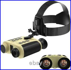 GTGUARD V6 8X ZOOM Binoculars 4K Head Mounted Night Vision Goggles Telescope New GTGUARD V6 8X ZOOM Binoculars 4K Head Mounted Night Vision Goggles Telescope New