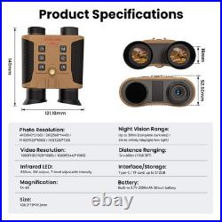 GTGUARD V6 Night Vision Goggles Telescope 8X ZOOM Binoculars In Total Darkness GTGUARD V6 Night Vision Goggles Telescope 8X ZOOM Binoculars In Total Darkness