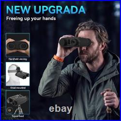 GTGUARD V6 PRO Hands Free Night Vision Goggles Infrared Binoculars Hunting withLRF