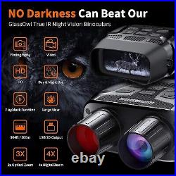 GTHUNDER Digital Night Vision Goggles for Total Darkness-FHD 1080P Infrared 32GB