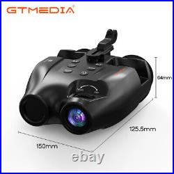 GTMEDIA 3D 5X Night Vision Goggles Head Mounted Binoculars Infrared For Hunting