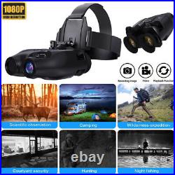 GTMEDIA 3D Head Mounted Night Vision Goggles Binoculars Digital IR Hunting 850nm