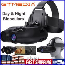 GTMEDIA USB-C Rechargeable Night Vision Goggles-Head Mounted Infrared Binoculars