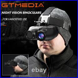 GTMEDIA USB-C Rechargeable Night Vision Goggles-Head Mounted Infrared Binoculars