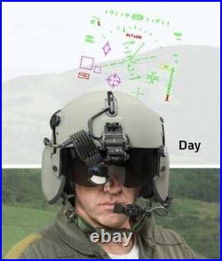 Gentex Alpha SPH Hgu Flying Helmet Day Hud Optics NVG VERY RARE