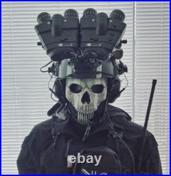 Ghost Call of Duty 19cos Tactical Helmet + Mask + Night Vision Goggles
