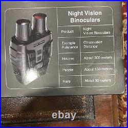 Gthunder Digital Night Vision Goggles Binoculars For Total Darkness Surveillance