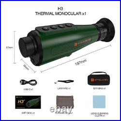 H3 Thermal Monocular Ai 384x288 50Hz Thermal Night Vision Goggles for Hunting US H3 Thermal Monocular Ai 384x288 50Hz Thermal Night Vision Goggles for Hunting US