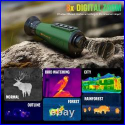 H3 Thermal Monocular Ai 384x288 50Hz Thermal Night Vision Goggles for Hunting US