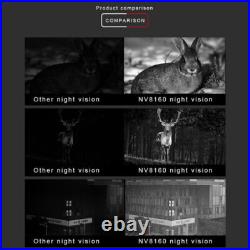 HD Digital IR Night Vision Goggles Binoculars Head Mounted Hunting Rechargeable